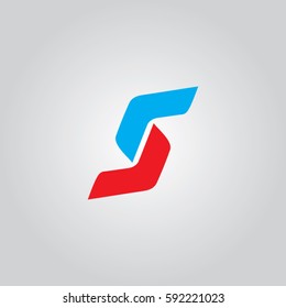 the art font S icon logo