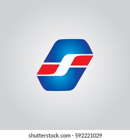 the art font S icon logo