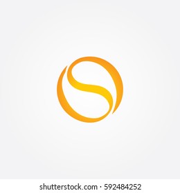 the art font S icon logo