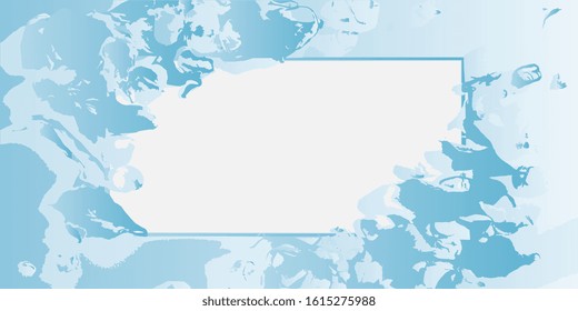 Art frame. Background for greeting cards. Banner. Vector illustration. Abstract frame