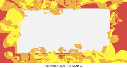 Art frame. Background for greeting cards. Banner. Vector illustration. Abstract frame