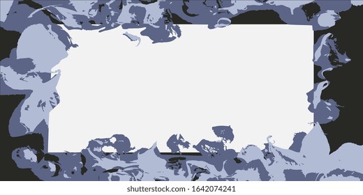 Art frame. Background for greeting cards. Banner. Vector illustration. Abstract frame