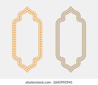 Art frame design collection flower border set for posters, cards, and invitations