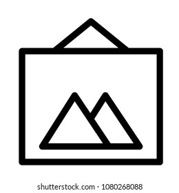 art frame icon vector pictogram mark symbol