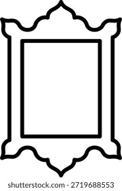 Icono de Vector de marco de arte. Se puede utilizar para aplicaciones de impresión, móviles y de Web.