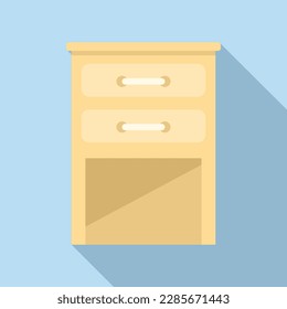 Art furniture icon flat vector. Kitchen furniture. Modern style
