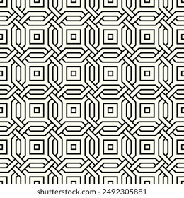 Arte de patrones repetitivos futuristas. Formas geométricas Patrón sin fisuras de fondo de Vector imprimible.