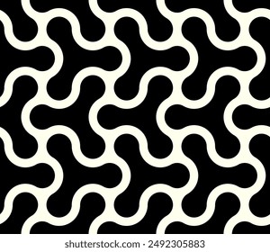 Arte de patrones repetitivos futuristas. Formas geométricas Patrón sin fisuras de fondo de Vector imprimible.