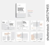 Art Gallery Exhibition Catalog Brochure Template Layout