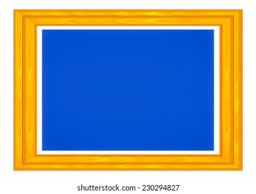 Art Gallery Frame in white background.