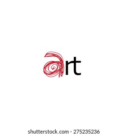 Art. Gallery. - original calligraphy for your logo, poster, ad or website. Company logo design.