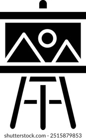 Art Gallery Vector Icon Design Illustration