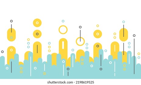 Fondo abstracto geométrico de arte con formas planas. Composiciones de formas geométricas dinámicas, Estilo plano y limpio, Aplicable a cualquier obra gráfica.