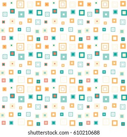Art geometric pattern from different rectangles. Modern colorful background for your business slide presentation. Vector illustration