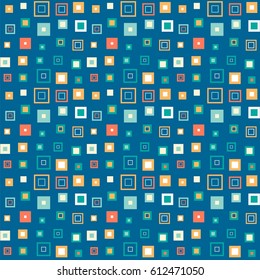 Art geometric pattern from different rectangles. Modern colorful background for your business slide presentation. Vector illustration