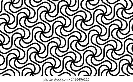 Arte del patrón de repetición geométrica. Teselación Formas patrones repetidos de Vector de fondo imprimible.