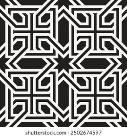 Art of Geometric Repeating patterns. Artistic shapes Seamless pattern background of Printable vector.