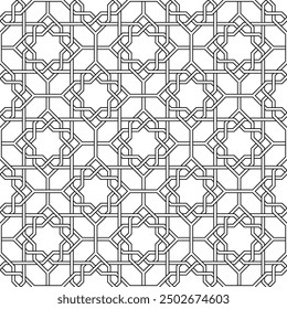 Arte de patrones repetitivos geométricos. Formas artísticas Fondo de patrón sin fisuras de Vector imprimible.