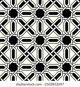 Art of Geometric Repeating patterns. Artistic shapes Seamless pattern background of Printable vector.