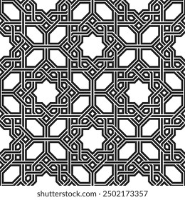 Art of Geometric Repeating patterns background. Printable vector of Decorative Seamless pattern.