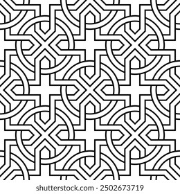 Art of Geometric Repeating patterns background. Printable vector of Decorative Seamless pattern.