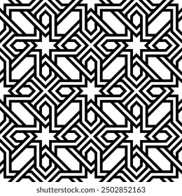 Art of Geometric Repeating patterns background. Printable vector of Decorative Seamless pattern.