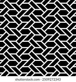 Kunst der geometrischen Wiederholungsmuster Hintergrund. Bedruckbarer Vektor des Dekorativen Nahtloses Muster.