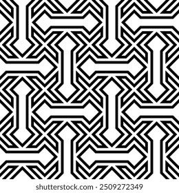 Art of Geometric Repeating patterns background. Printable vector of Decorative Seamless pattern.