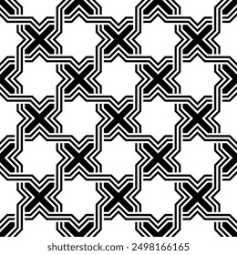 Art of Geometric Repeating patterns. Printable vector of Decorative shapes Seamless pattern background.