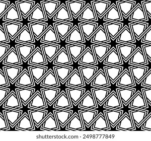 Art of Geometric Repeating patterns. Printable vector of Decorative shapes Seamless pattern background.