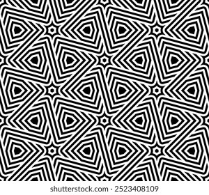 Art of Geometric Repeating patterns. Printable vector of Seamless pattern cover background. Interlocking knot banner backdrop layout design.