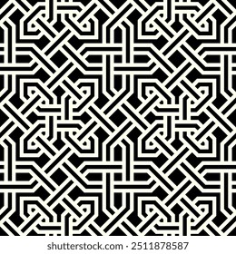 Art of Geometric Repeating patterns. Seamless pattern background of Printable vector.