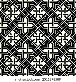 Art von geometrischen Wiederholungsmustern. Nahtloses Muster Hintergrund der druckbaren Vektor.