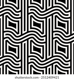 Arte de patrones repetitivos geométricos. Fondo de patrón sin fisuras de Vector imprimible.