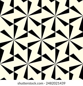 Arte del patrón geométrico sin costuras. Forma patrones entrelazados repetidos del Vector imprimible.