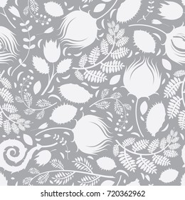 art graphic design flowers silhouette pattern