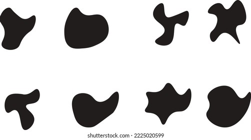 Art graphic element. Web  blot vector