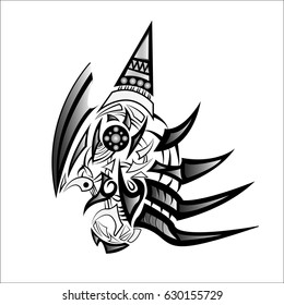 art graphics sketch, tattoo design