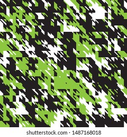 Fondo Art Green Summer Splash, Patrón Dinámico Deportivo Abstacto, Ejército Foliage Ejército Militar (Caza) Camuflaje Moda Mosaica