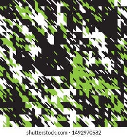 Art Green Summer Splash Background, Abstact  Sport Dinamic Pattern, Foliage Army Military (Hunting) Camouflage Mosaic Fashion Sample