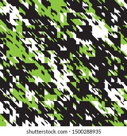 Art Green Summer Splash Background, Abstact  Sport Dinamic Pattern, Foliage Army Military (Hunting) Camouflage Mosaic Fashion Sample