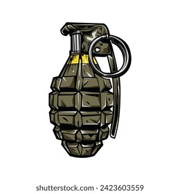 Vektordesign von Kunstgranate