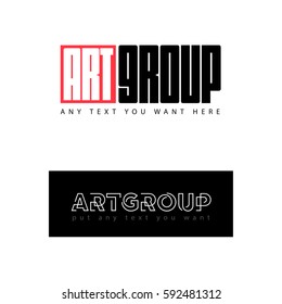 Art Group Vector Logo Design Template