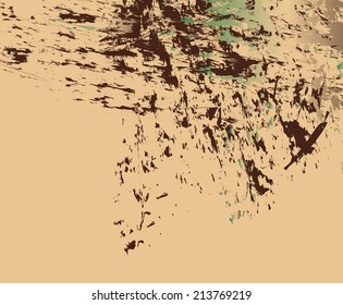 Art grunge background with place for your text. Ink splash.