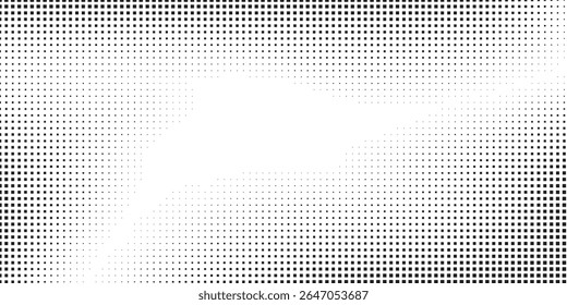 Rasterfarbverlauf-Textur. Fluchtende Polka Dot Modern