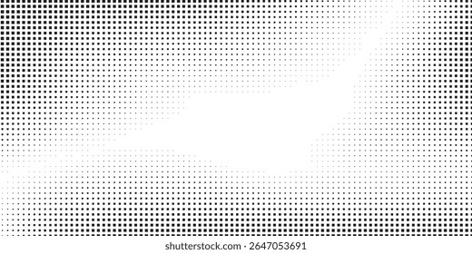 Art halftone gradient texture. Vanishing polka dot modern abstract