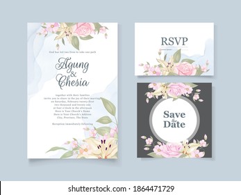 Kunst, handgezeichnet, Header, Gruß, Frühling, Kranz, Blumen, rot, violett, florieren, speichern Sie das Datum, danke Karte, danke, Rosvp-Karte, rsvp, einfache, Illustration, Rosa, Business, Farbe, weiß, Note, wa