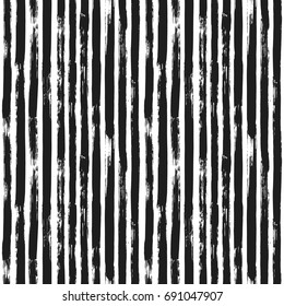 Art hand drawn paint brush texture vertical lines seamless background
