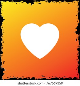 Art heart vector