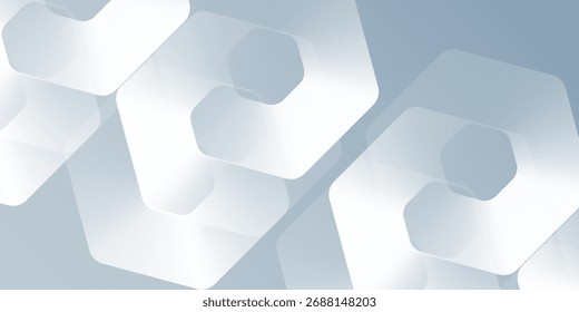 Líneas de hexágono de arte sobre fondo gris. Rayas geométricas arte moderno abstracto simple